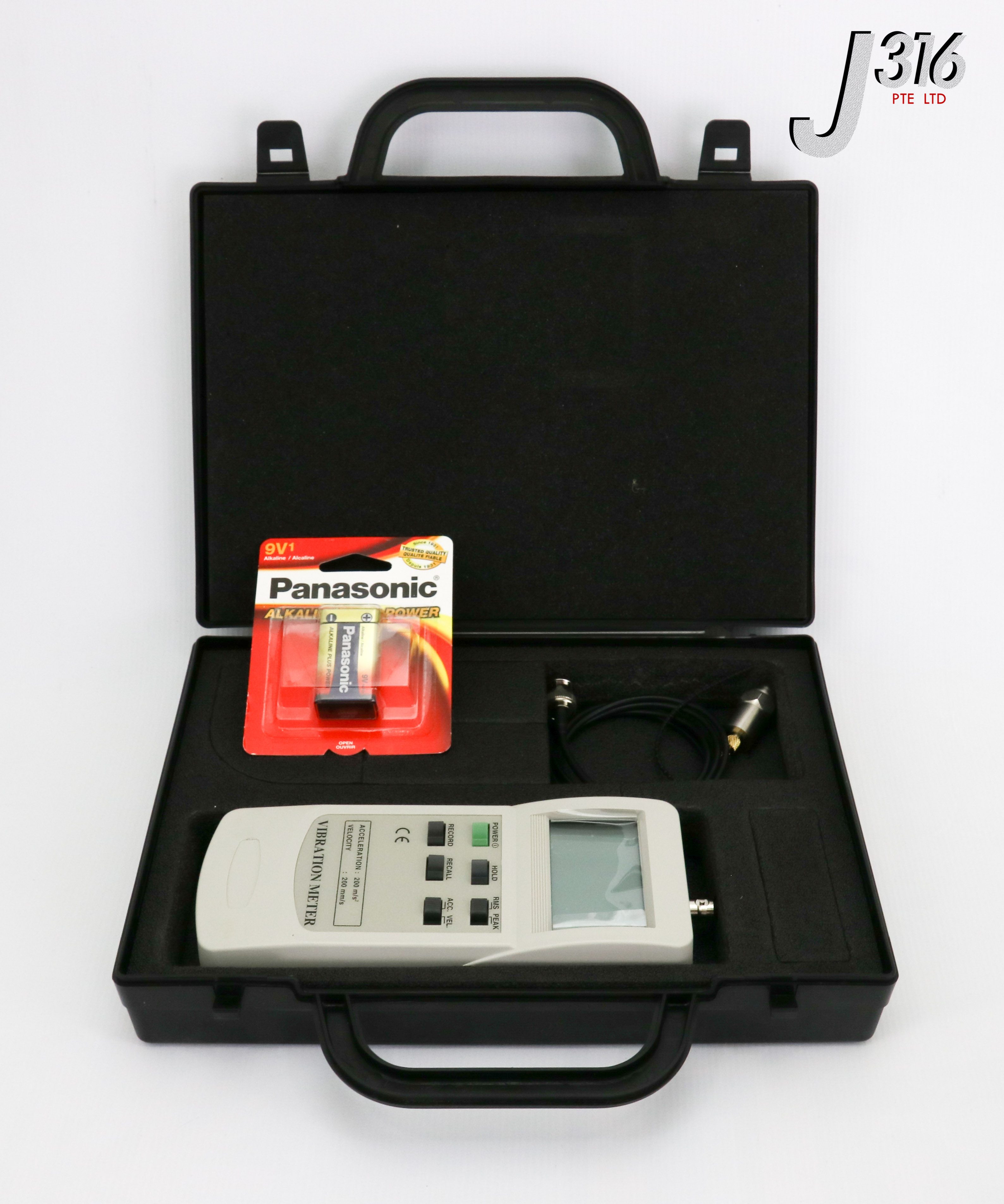 バッグ 22260 OMEGA HEAVY DUTY VIBRATION METER W/ MAGNETIC SENSOR & CASING